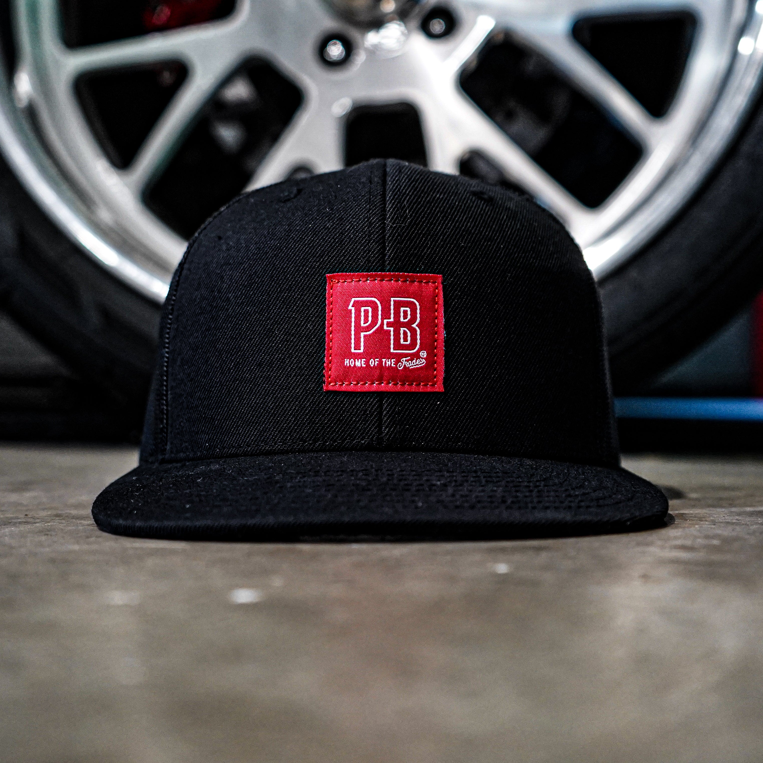 PB Stadium Snapback - Black / Red