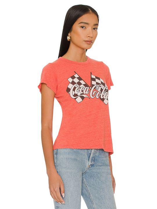 Coca Cola Checkered Flags T-Shirt - Purpose-Built / Home of the Trades