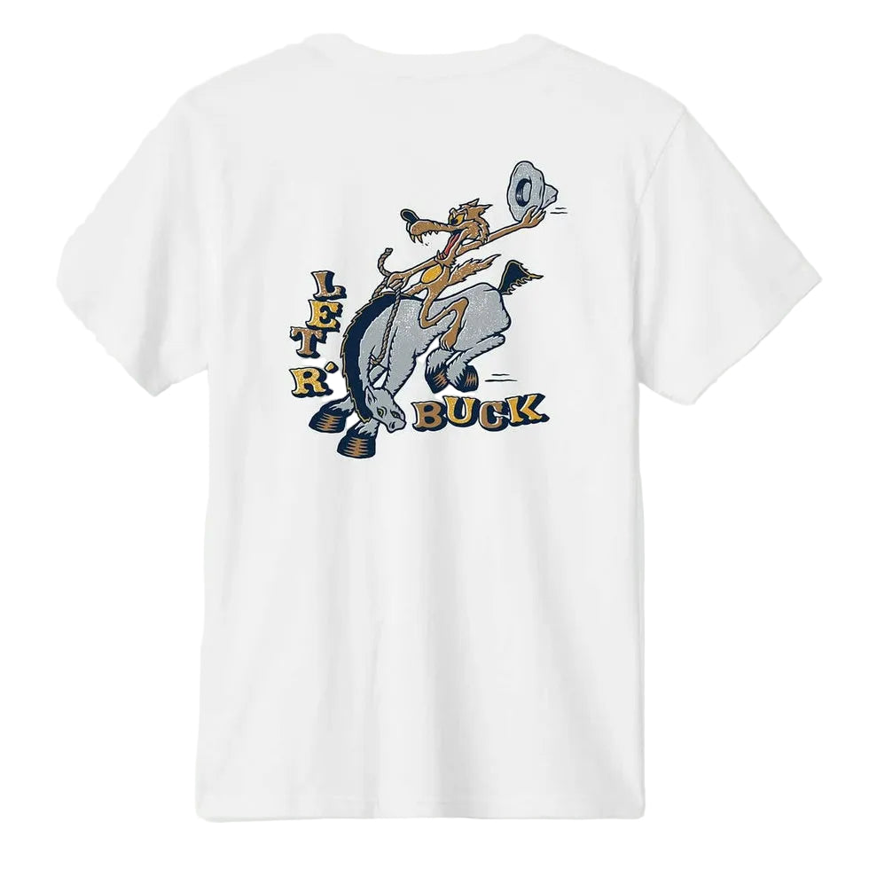 Buck Club S/S Standard Tee - White