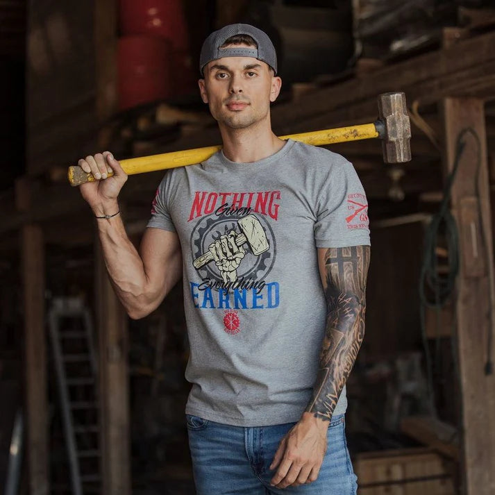 Nothing Given T-Shirt - Dark Heather Grey