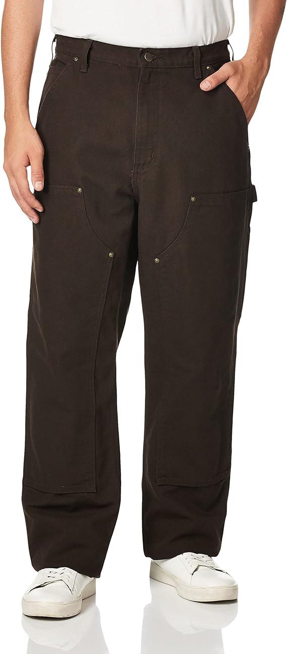 Carhartt Brown Carhartt Duck Dungaree Work Pants Carhartt® Mens