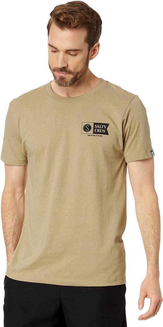 Alpha S/S Tee - Khaki Heather