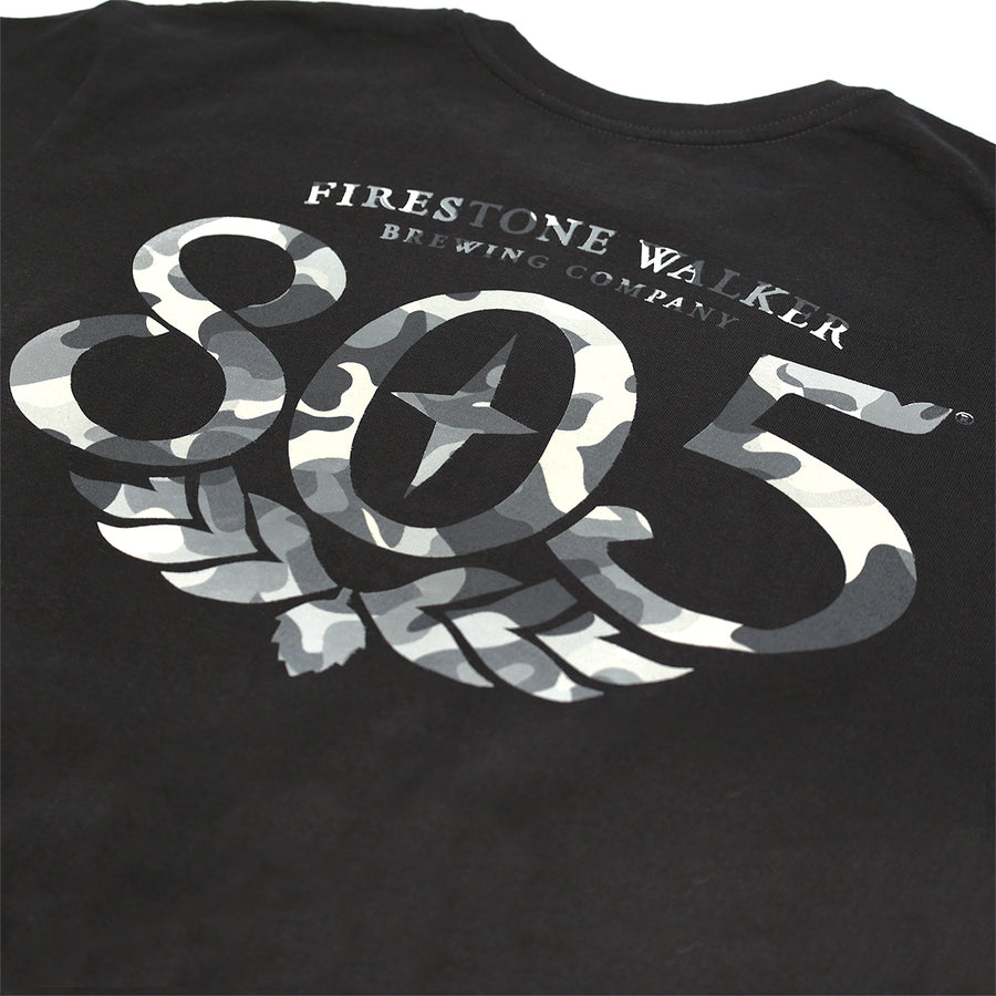 805 Premier Original S/S Tee - Black/Camo - -