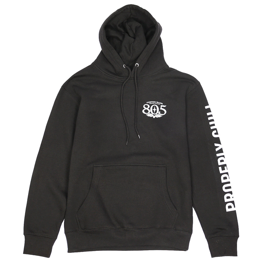 805 Premier Properly Chill Hooded Pullover, Black - -