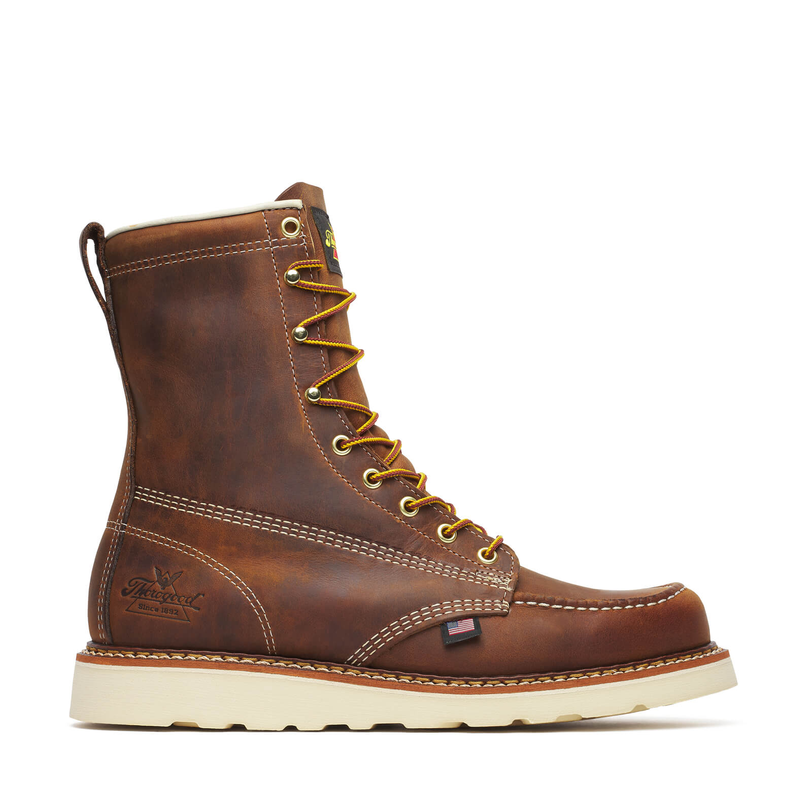 American Heritage – 8″ Trail Crazy Horse Moc Toe – MAXWear Wedge