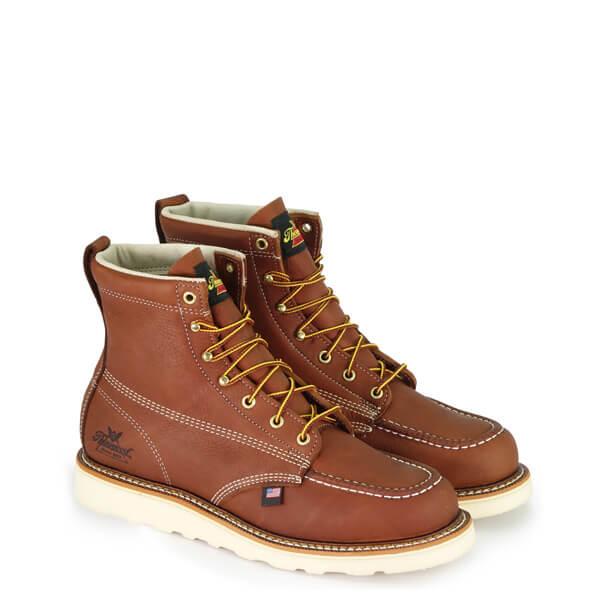 American Heritage - 6" Tobacco Moc Toe - MAXwear Wedge (Soft Toe) - Purpose-Built / Home of the Trades