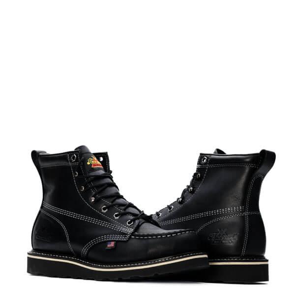 American Heritage - 6" Midnight Series Black Moc Toe (Soft Toe) - Purpose-Built / Home of the Trades