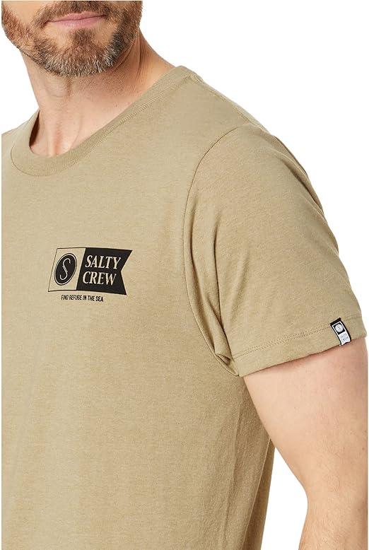 Alpha S/S Tee - Khaki Heather