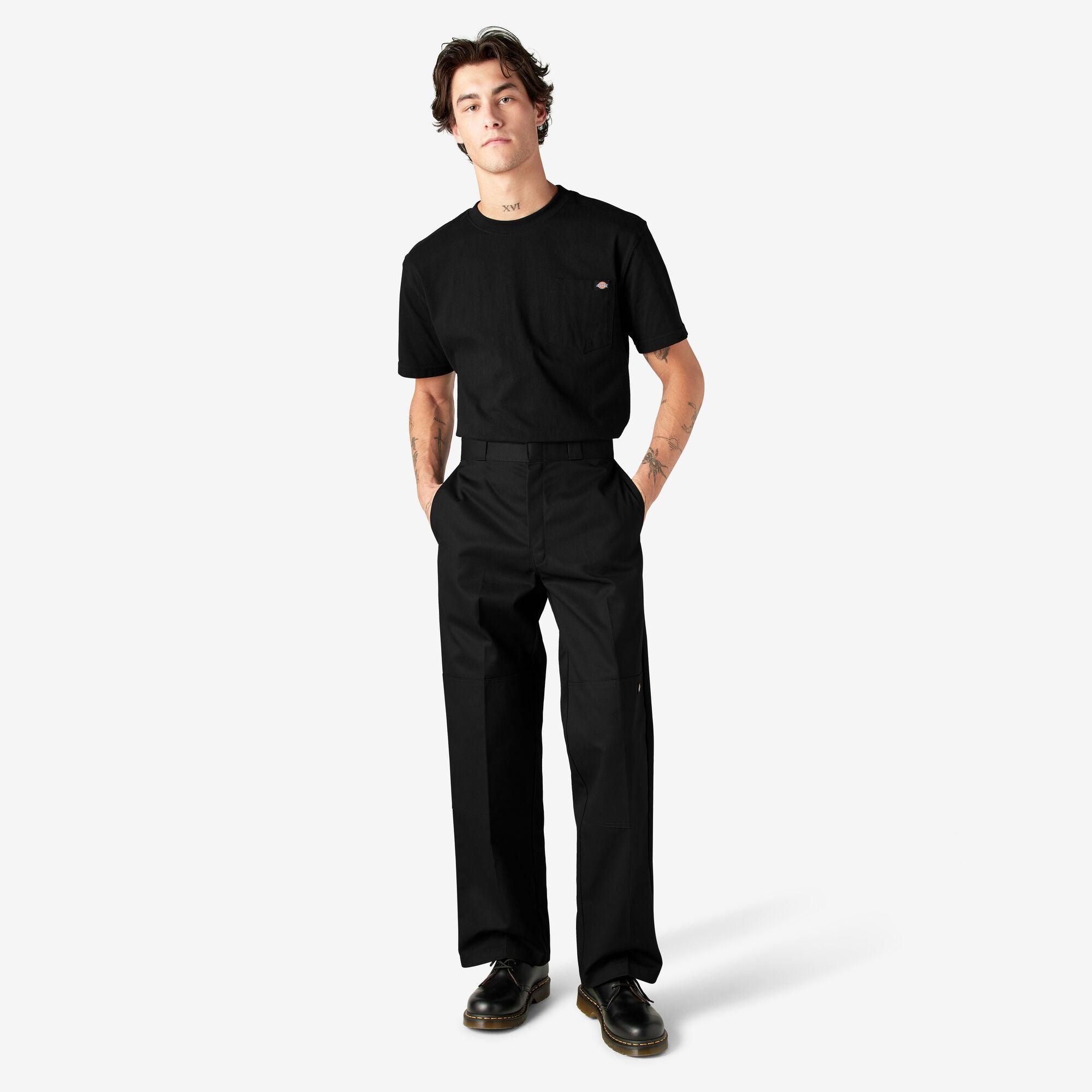 Loose Fit Double Knee Work Pants, Black - Purpose-Built / Home of the Trades