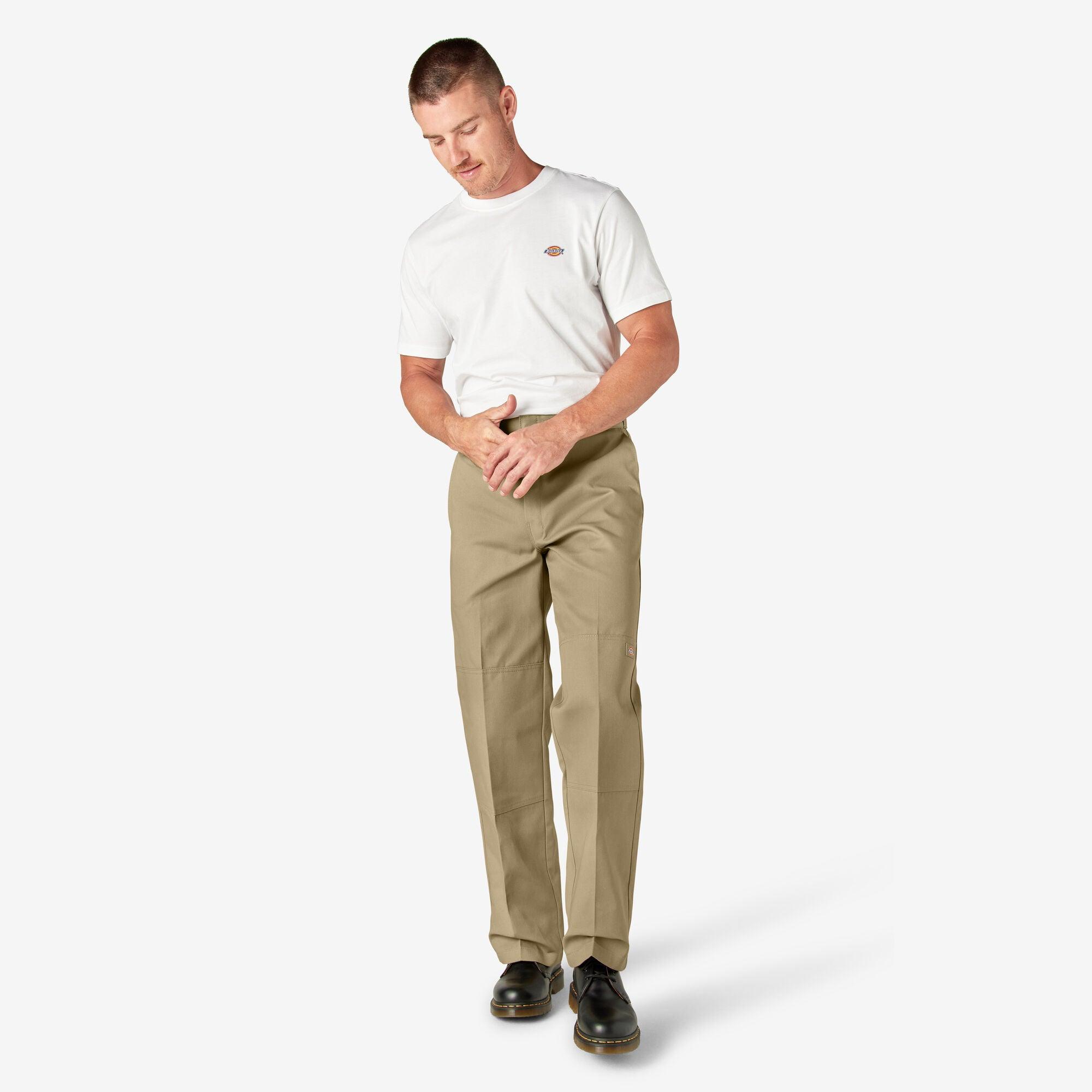 Loose Fit Double Knee Work Pants, Khaki - Purpose-Built / Home of the Trades