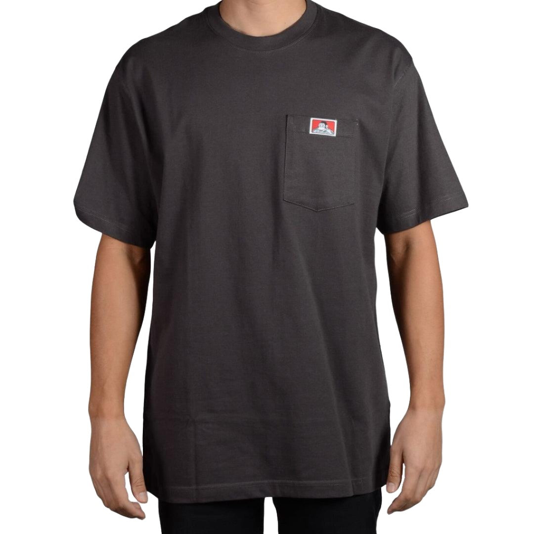 Heavy Duty Short Sleeve Pocket T-Shirt: Charcoal - Purpose-Built / Home of the Trades