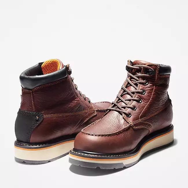 Gridworks 6in Soft Toe WP Brown - Purpose-Built / Home of the Trades