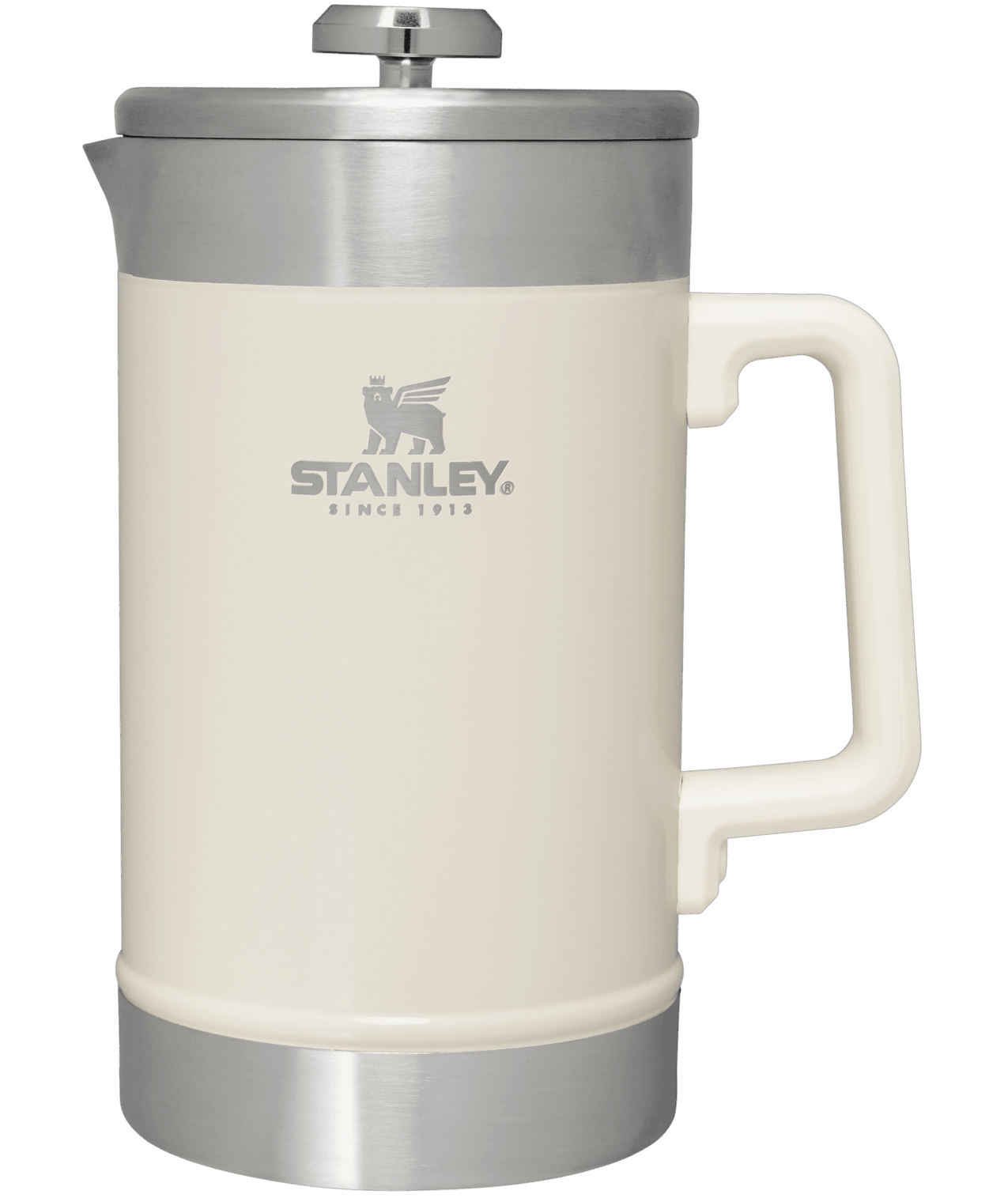 Classic Stay Hot French Press | 48 oz - Cream Gloss - Purpose-Built / Home of the Trades