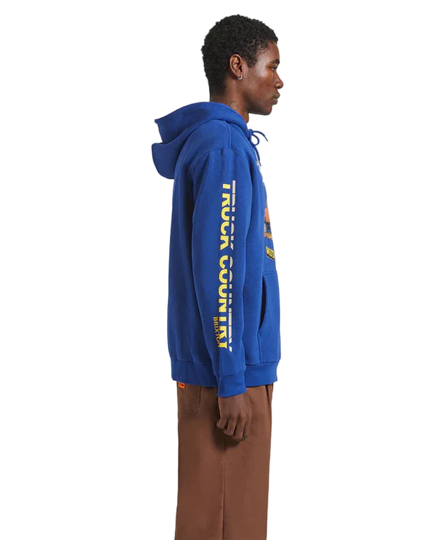 Ford Mud Marathon Relaxed Fleece Hoodie - Ford Blue