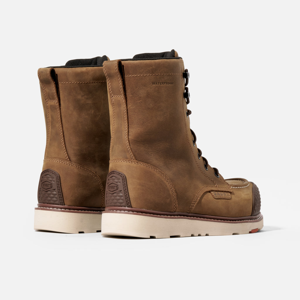 The Marin 8” Brunt Toe (Comp Toe), Brown