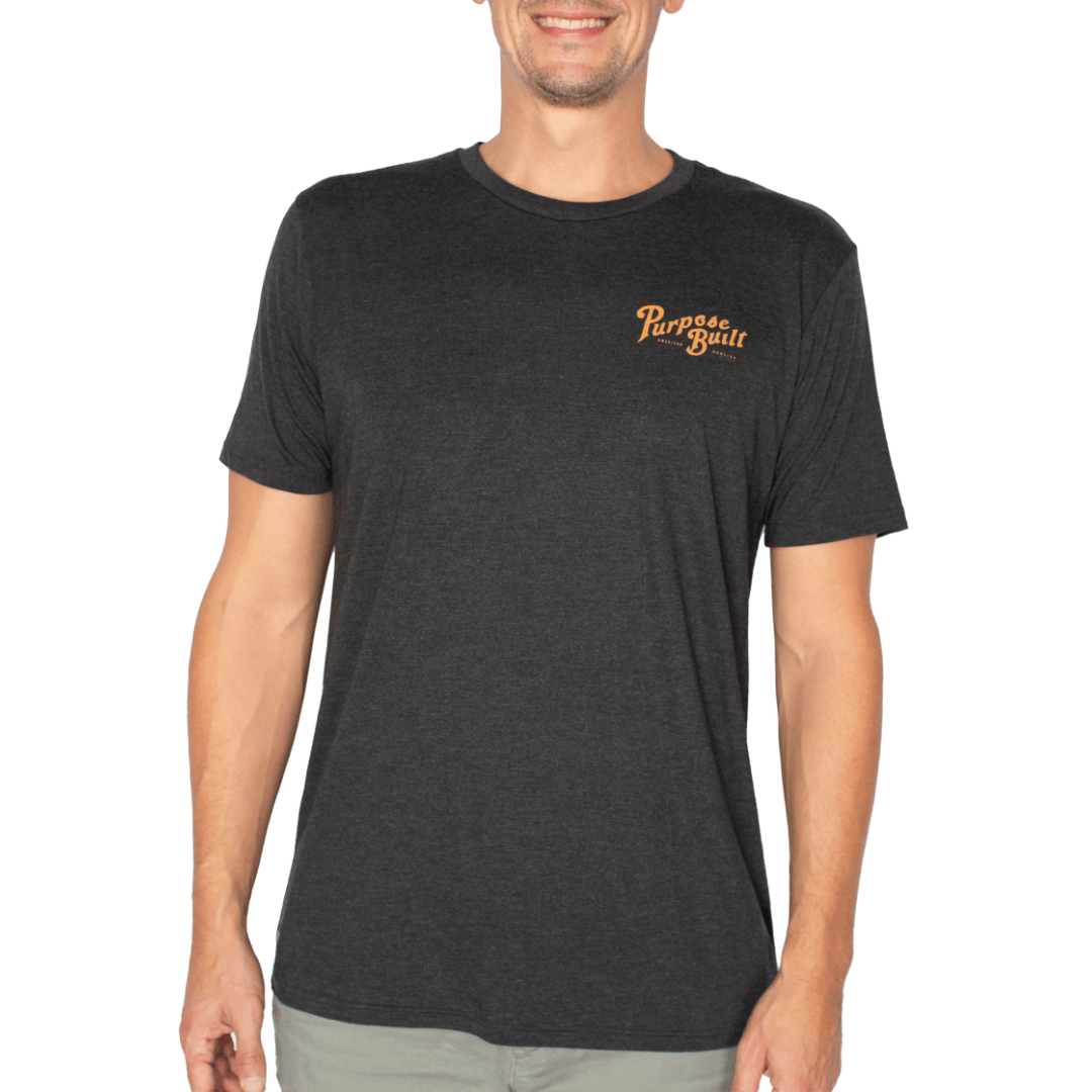 Freightline Tee, Black Frost - Purpose-Built / Home of the Trades