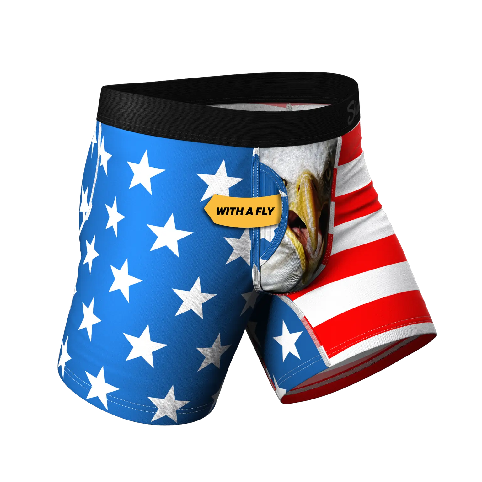 The Mascot - American Flag Ball Hammock® Pouch Underwear With Fly