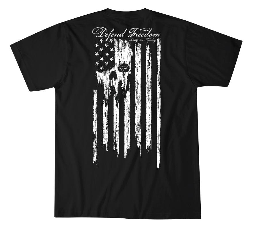 Defend Freedom T-shirt - Black - Purpose-Built / Home of the Trades