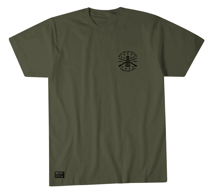 Blue Collar T-shirt - Military Green - Purpose-Built / Home of the Trades