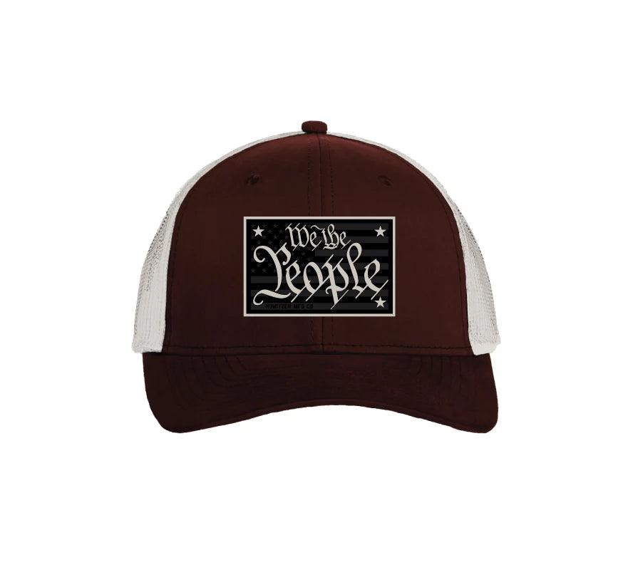 People Stamp Hat - Burgandy - Purpose-Built / Home of the Trades