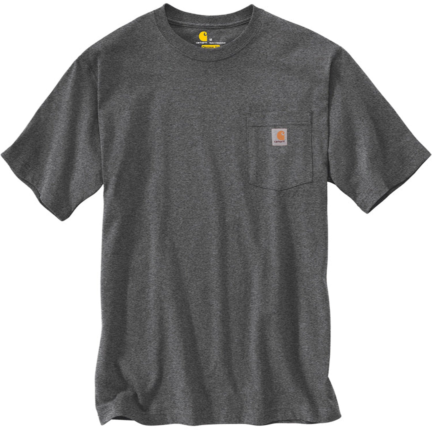K87 - Loose Fit Heavyweight Pocket Tee, Carbon Heather
