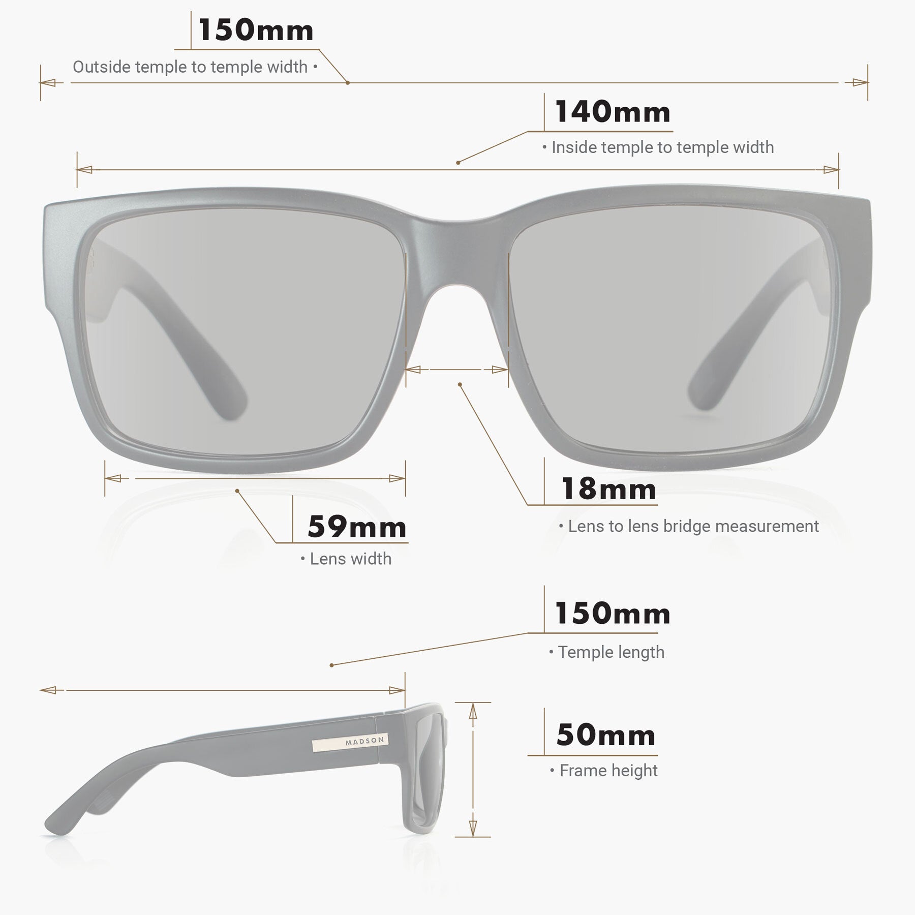 Classico - Black-California Bear / Grey Polarized