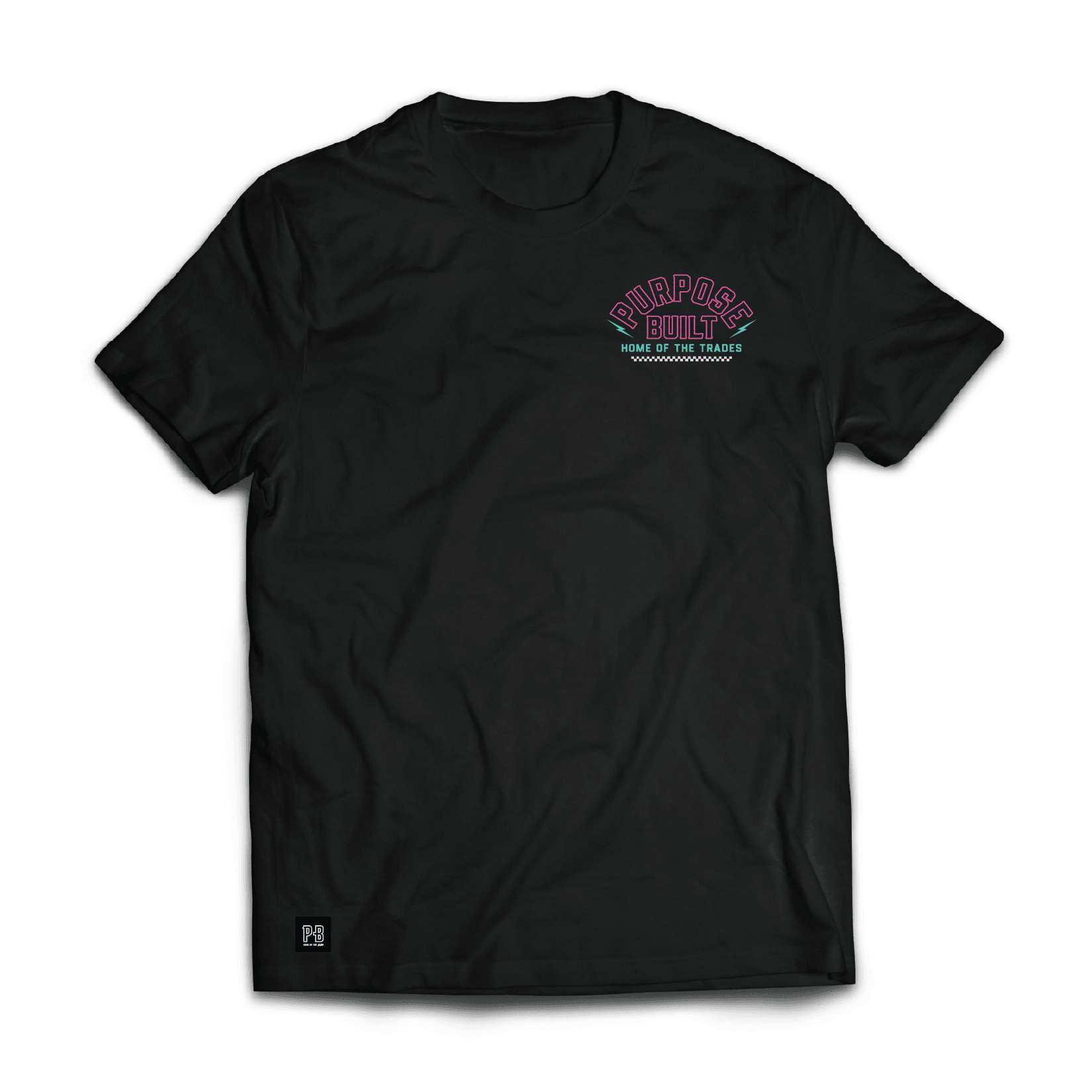 Custom Shop Tee, Retro Black - Purpose-Built / Home of the Trades