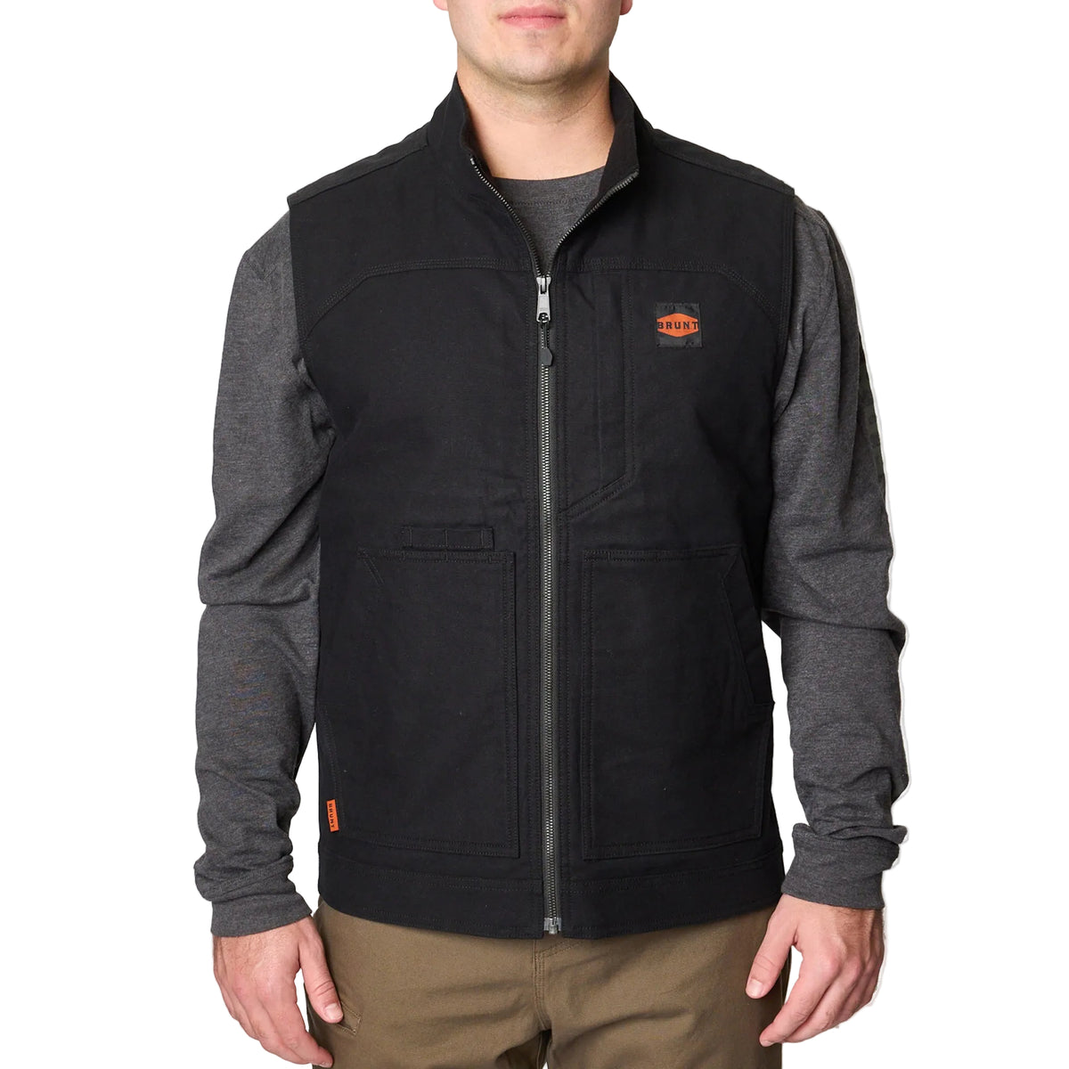 BRUNT D'Angelo vest in black