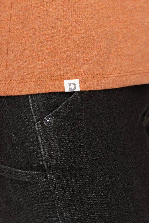 Women's GO TO Crew Neck Tee - Faded Paprika