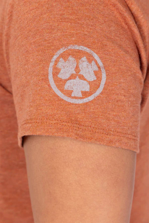 Women's GO TO Crew Neck Tee - Faded Paprika