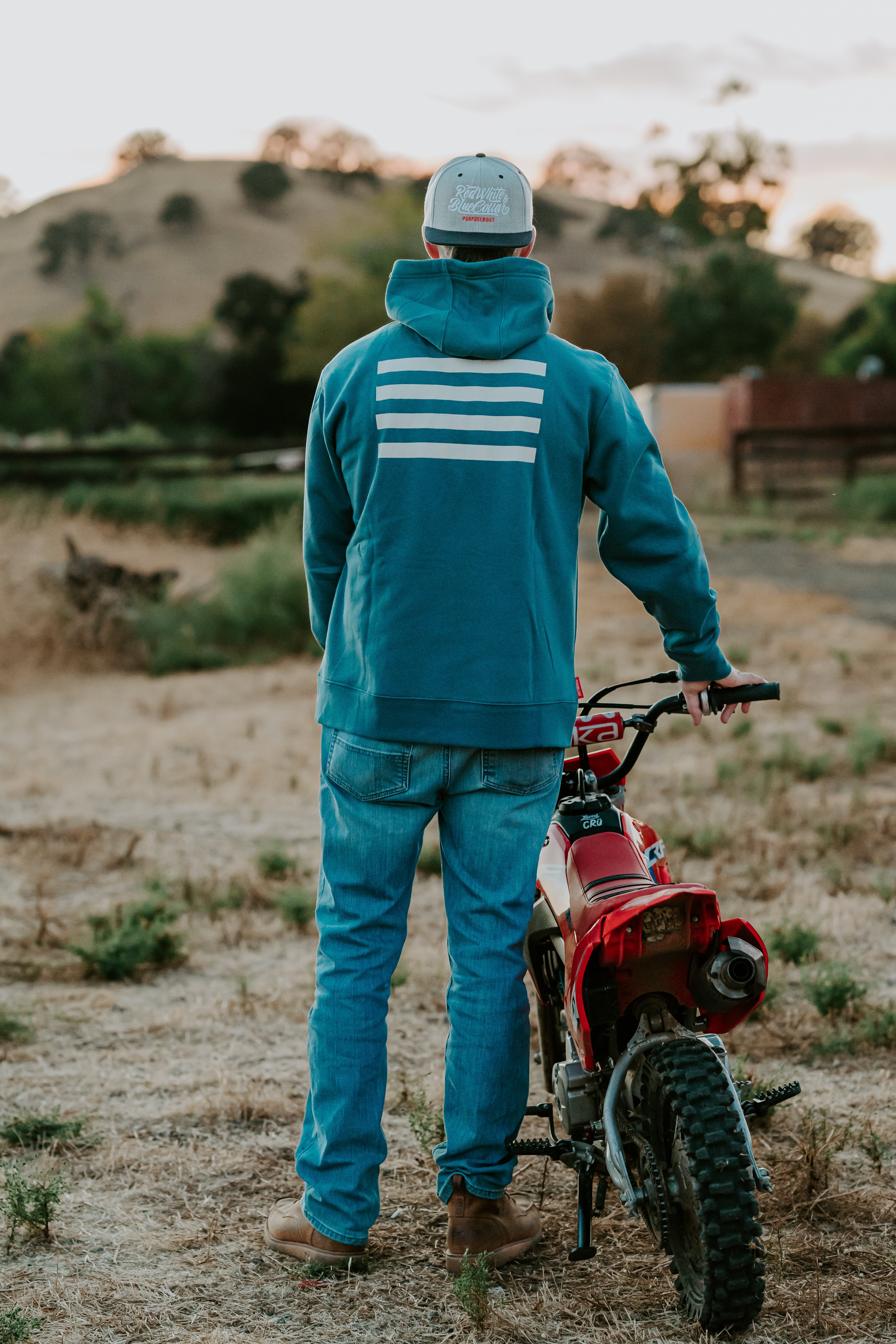 Cobalt Hooded Zip-Up - Vintage Blue