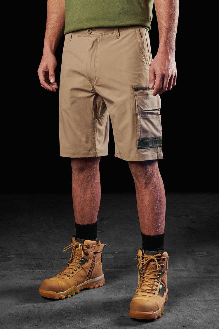 Cargo Shorts And Hiking Boots LS-1 Lightweight Work Cargo Short Khaki
