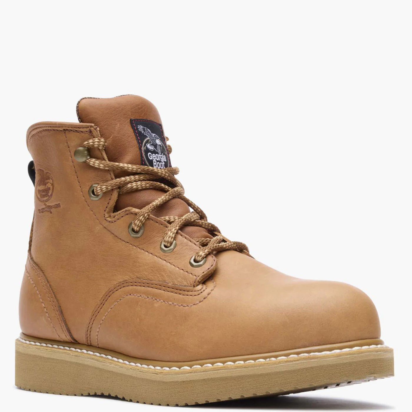 Georgia Boot 6" Steel Toe Wedge Sole Work Boot G6342