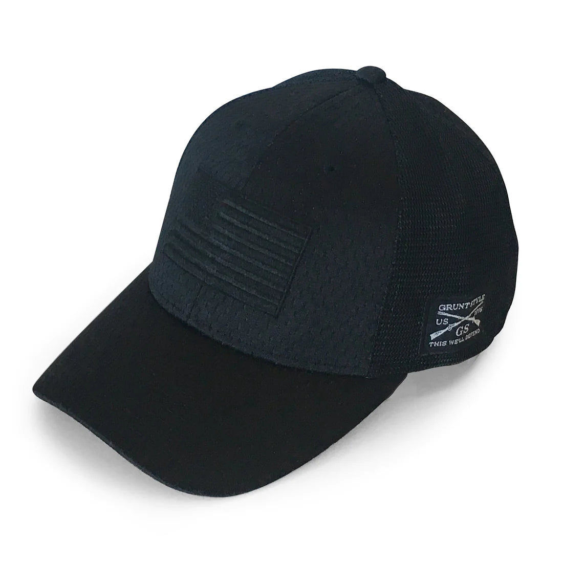 Blackout Flag Stretch Fit Hat Black