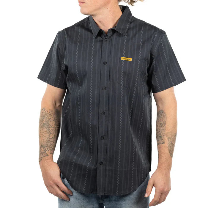 Gallery SS Button-Up - Vintage Black