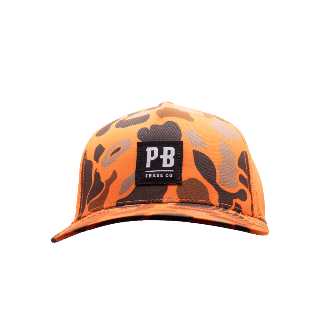 PB Stadium Snapback, Blaze & Camo - Purpose-Built / Home of the Trades