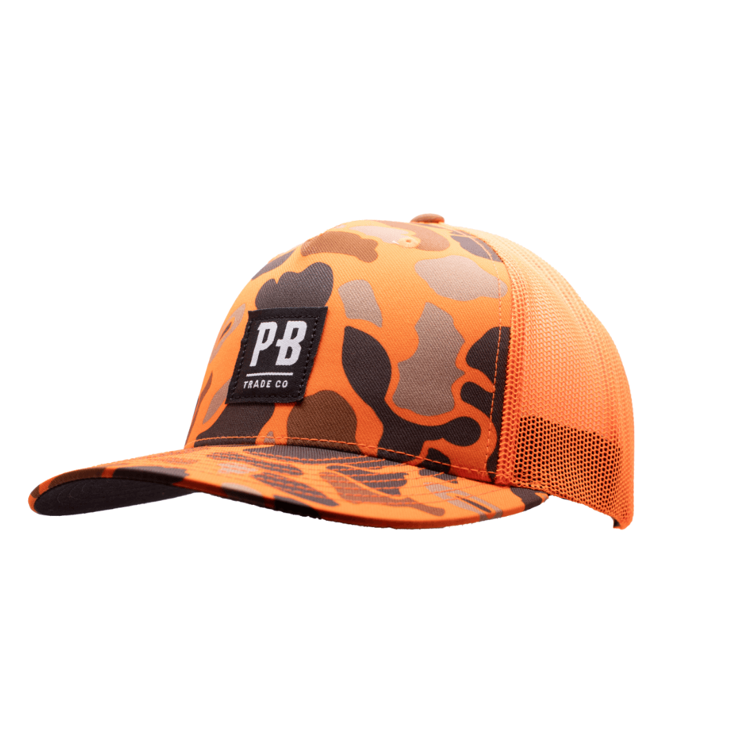 PB Stadium Snapback, Blaze & Camo - Purpose-Built / Home of the Trades