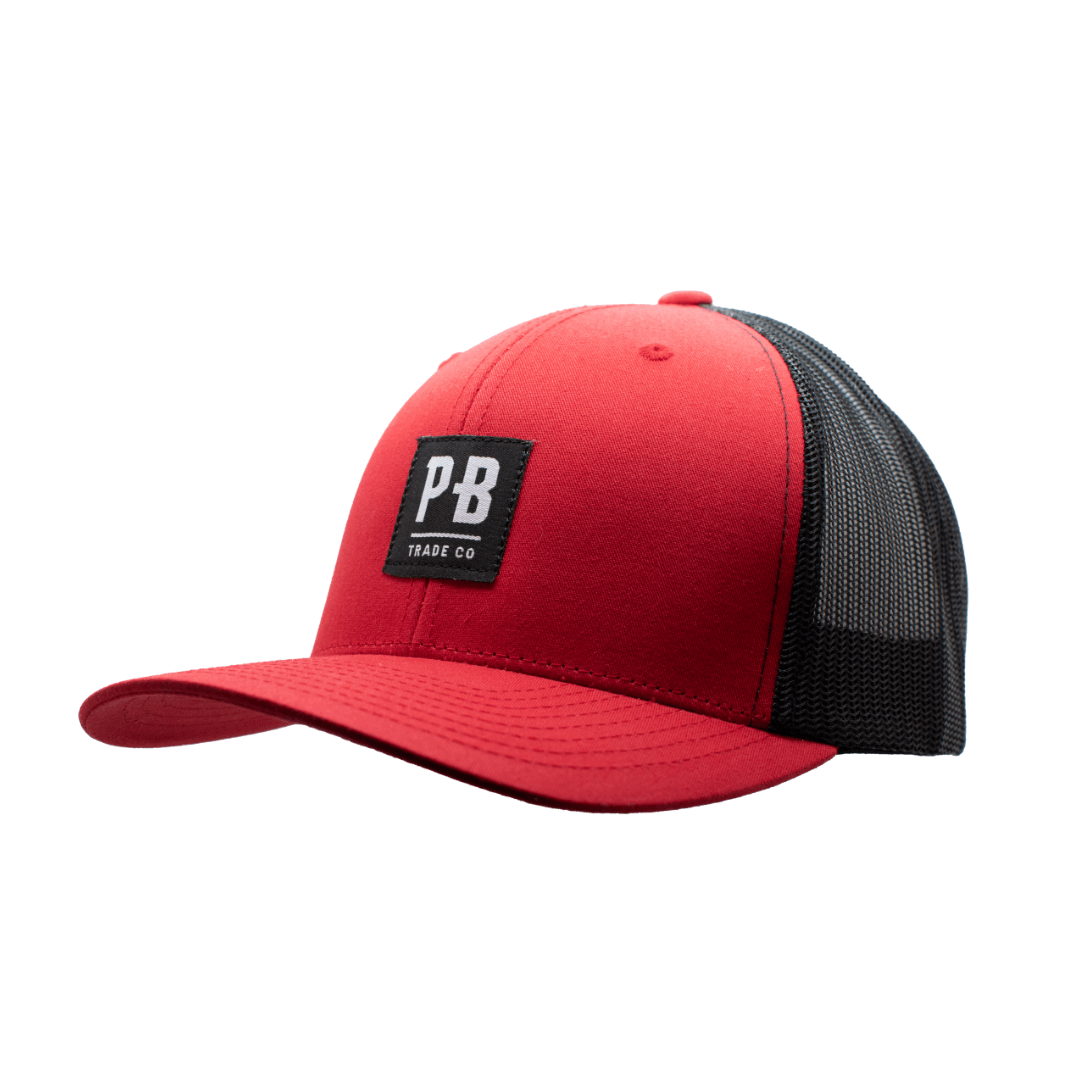 PB Stadium Snapback - Red/Black - Purpose-Built / Home of the Trades