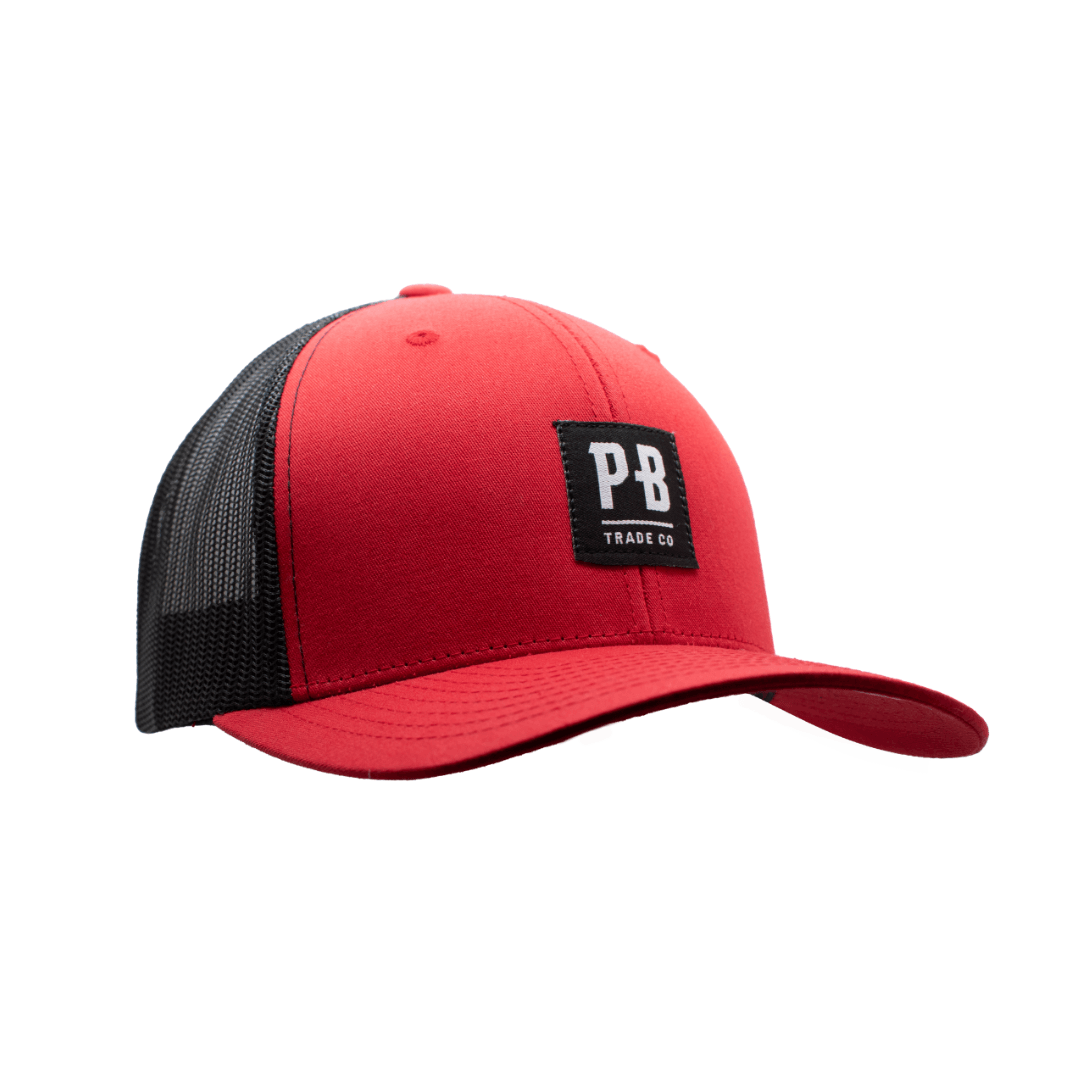 PB Stadium Snapback - Red/Black - Purpose-Built / Home of the Trades