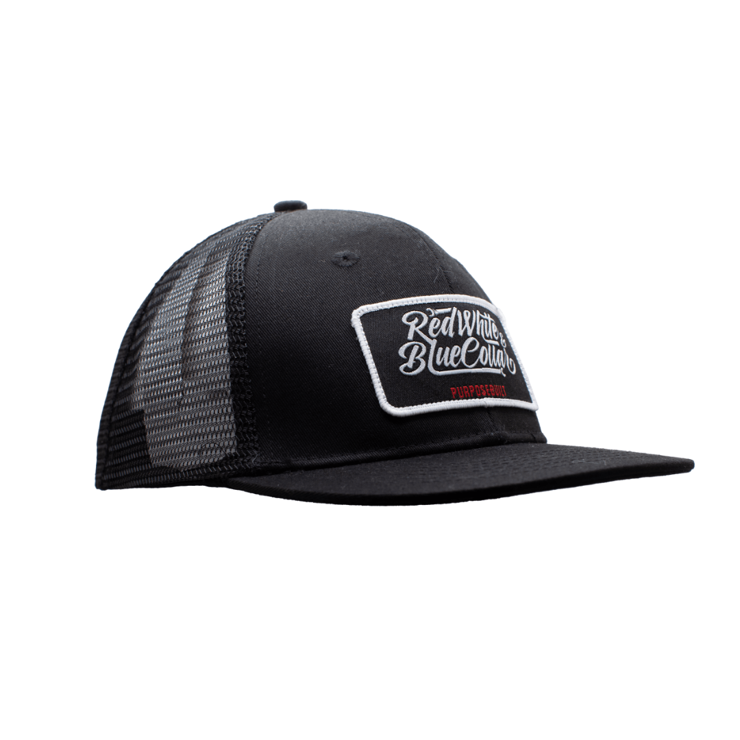 Youth RWBC Snapback - Black - Purpose-Built / Home of the Trades