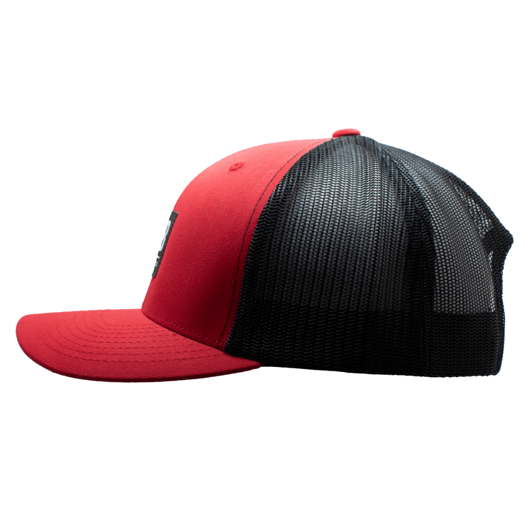 PB Stadium Snapback - Red/Black - Purpose-Built / Home of the Trades