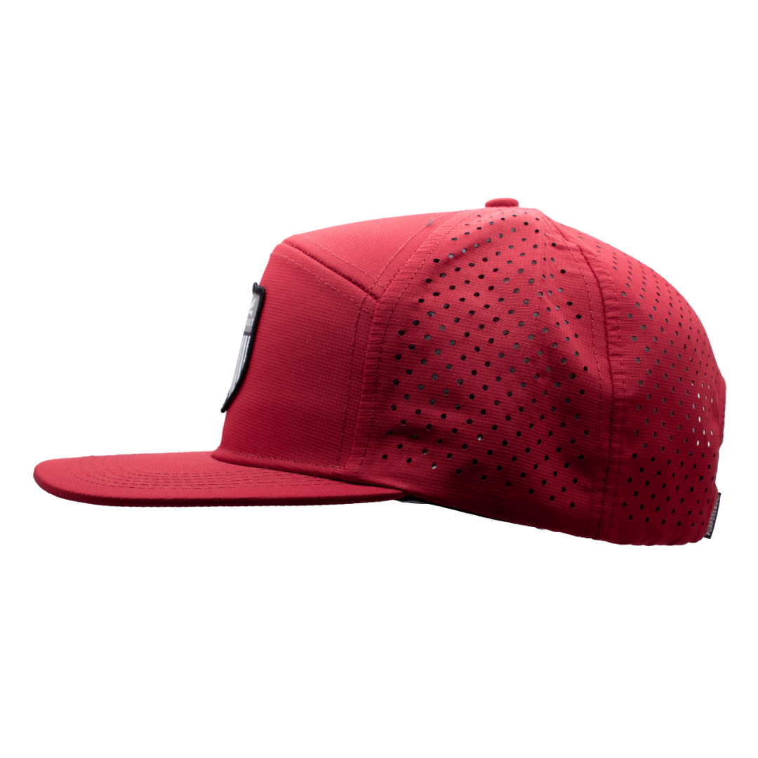 The Badge Hat - Water Resistant - Red - Purpose-Built / Home of the Trades