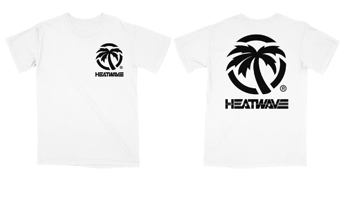 Heat Wave Billboard T-Shirt - White