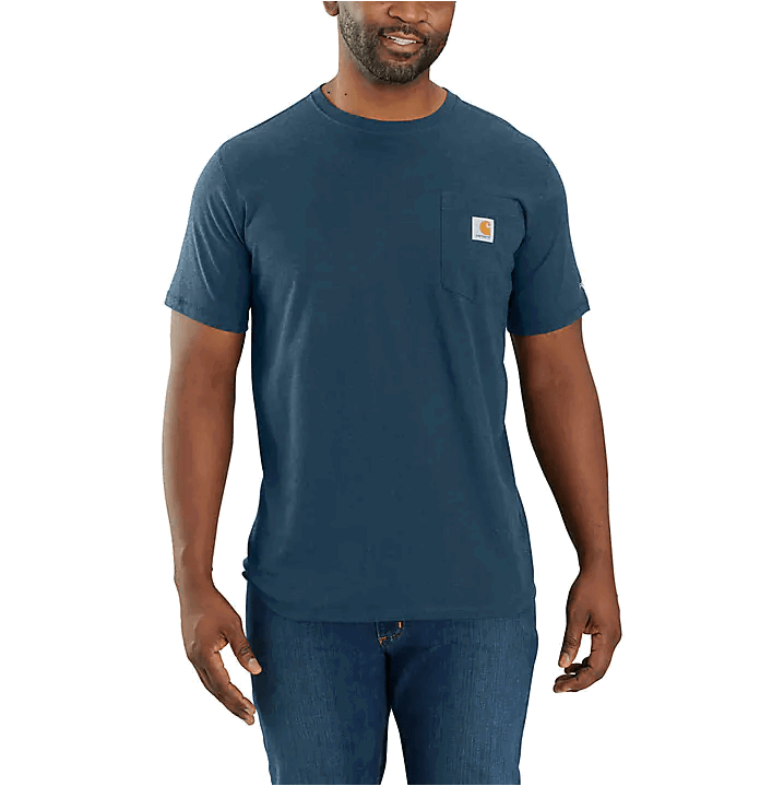 104616 - Carhartt force® relaxed fit midweight short-sleeve pocket t-shirt - Light Huron Heather - Purpose-Built / Home of the Trades - -