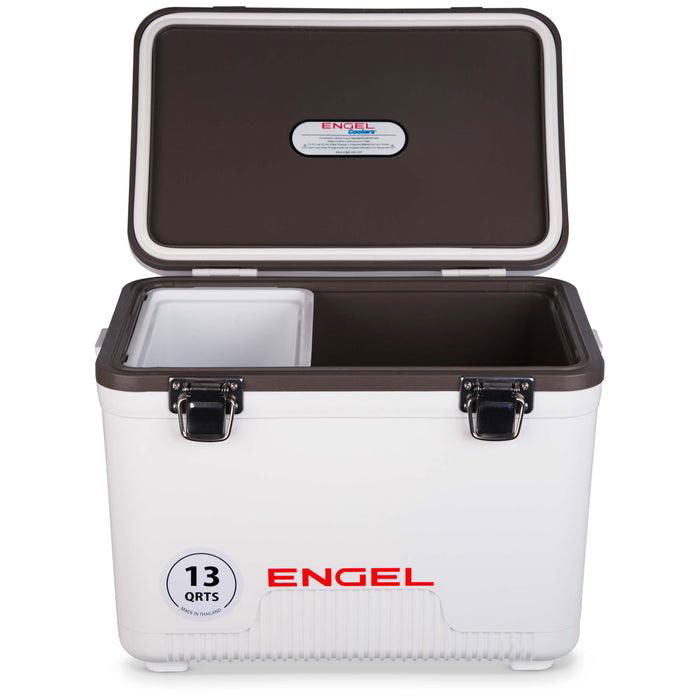 13 Quart Drybox / Cooler: White - Purpose-Built / Home of the Trades - -
