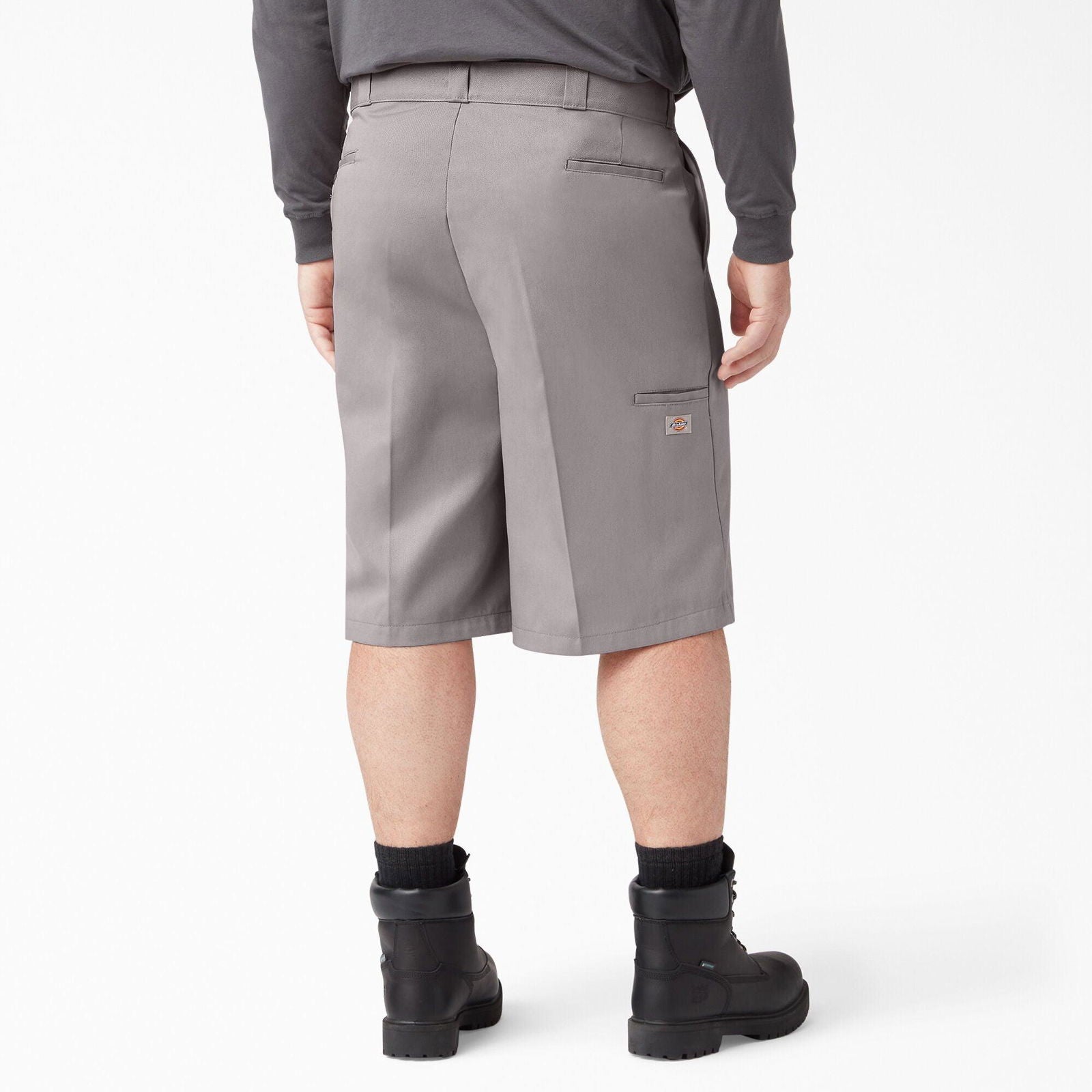 13" Loose Fit Multi-Use Pocket Work Shorts - Silver Grey - Purpose-Built / Home of the Trades - -