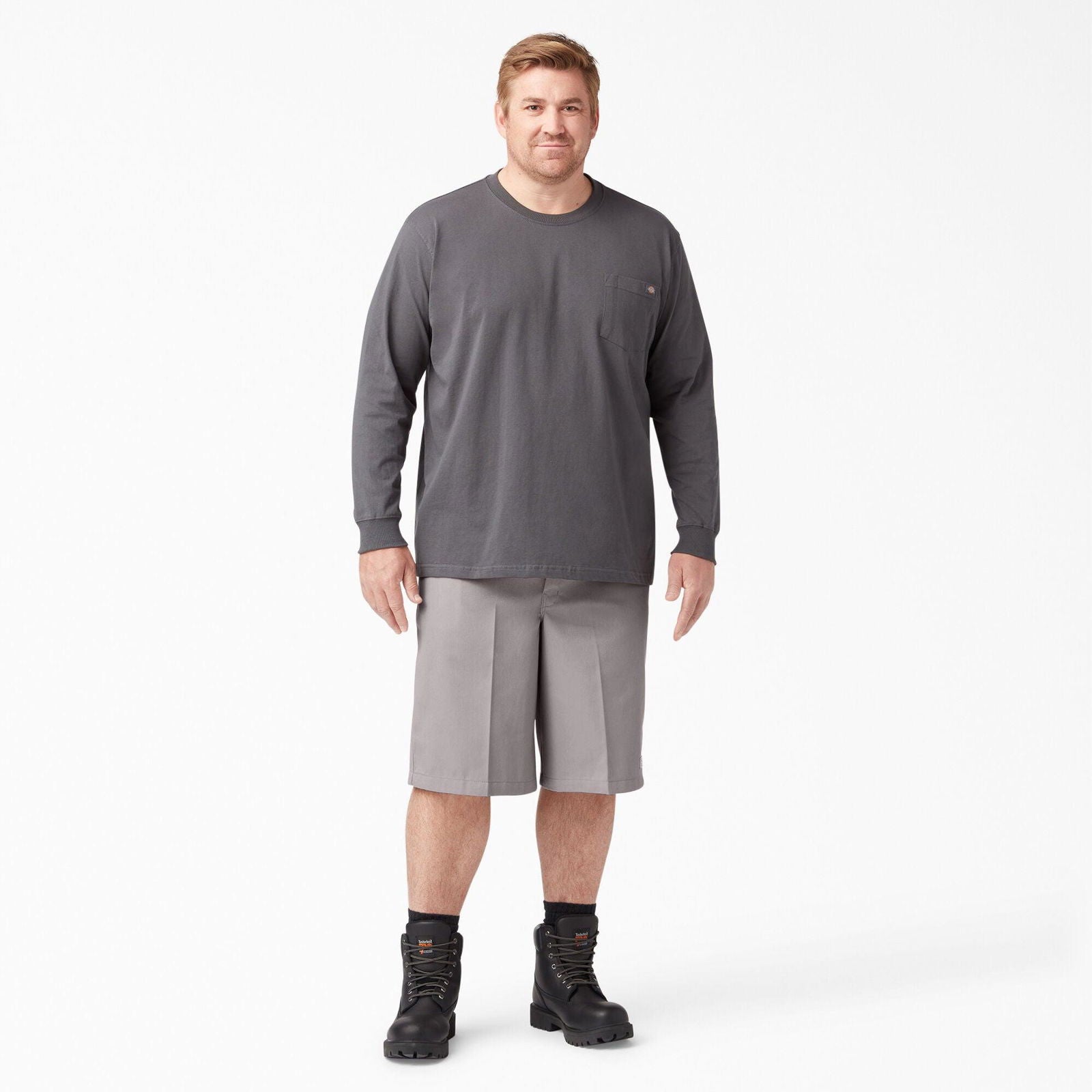 13" Loose Fit Multi-Use Pocket Work Shorts - Silver Grey - Purpose-Built / Home of the Trades - -
