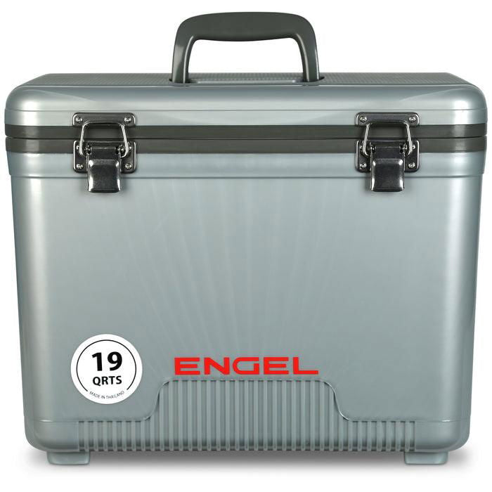 19 Quart Drybox / Cooler: Silver - Purpose-Built / Home of the Trades - -