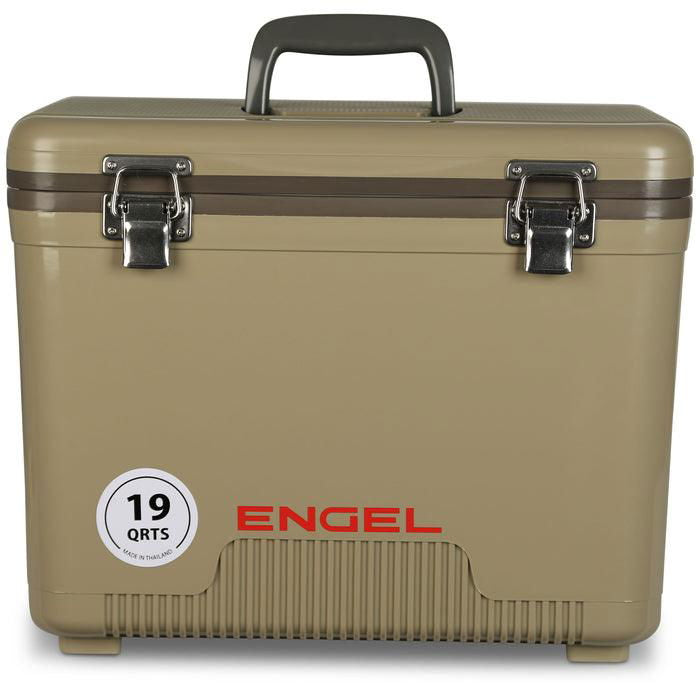 19 Quart Drybox / Cooler: Tan - Purpose-Built / Home of the Trades - -
