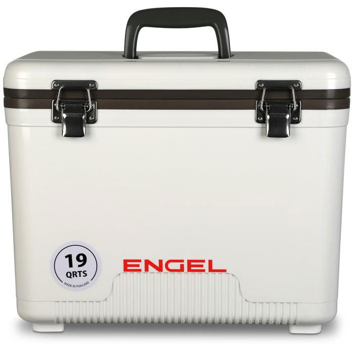 19 Quart Drybox / Cooler: White - Purpose-Built / Home of the Trades - -